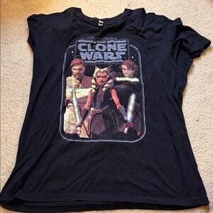 Star Wars Clone Wars Women’s Tee - Black